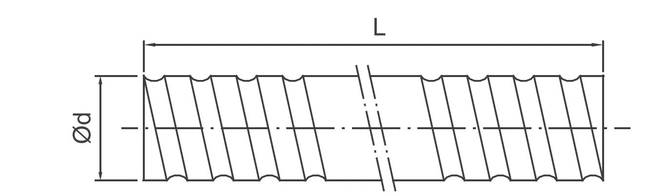 C5 Large Lead Ball Screw for Material Handling