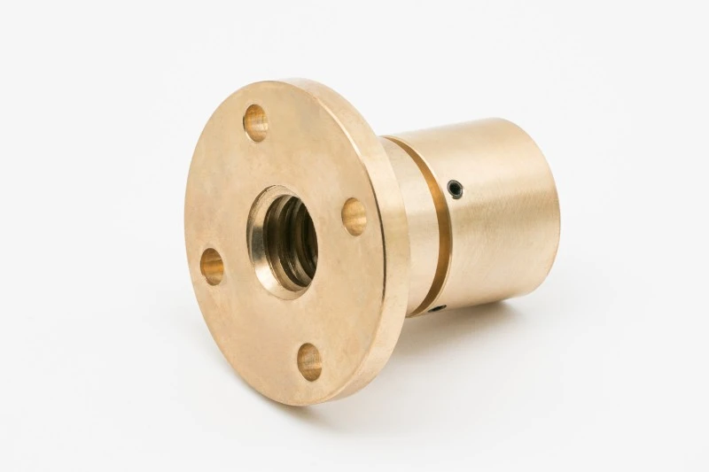 Oil-Free Trapezoidal Nut for Cleanroom Systems